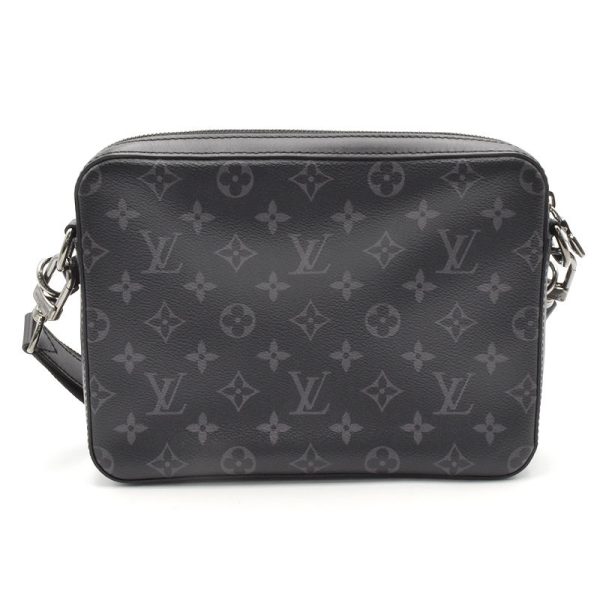 3 Louis Vuitton Trio Messenger Monogram Eclipse Canvas Crossbody BlackGray