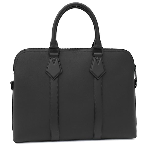 3 Louis Vuitton Takeoff Briefcase 2way Business Bag Noir Black