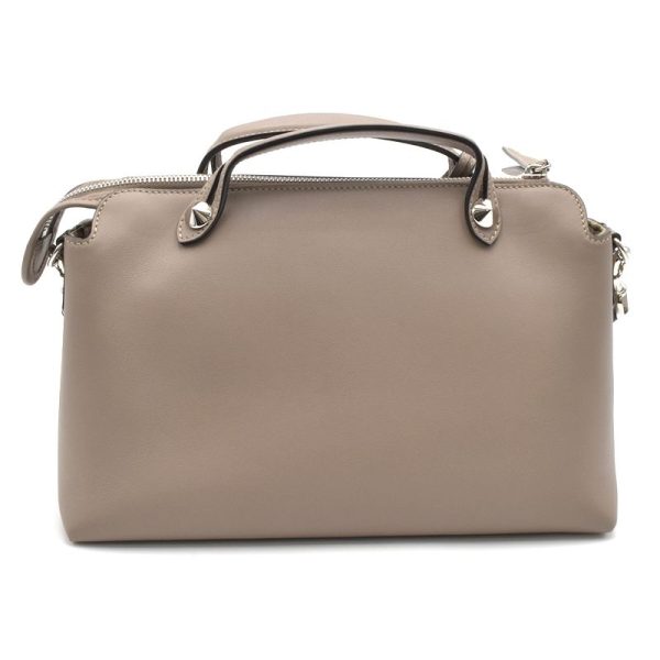 3 Fendi By The Way Medium Boston Bag Leather Beige