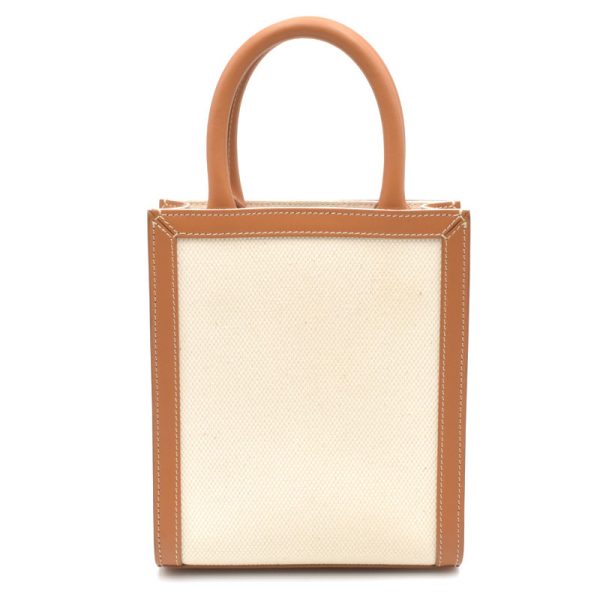 3 Celine Mini Birdicabas Cotton Calfskin Natural Tan