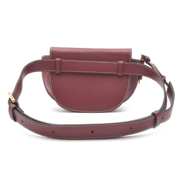 3 Loewe Gate Bum Bag Calfskin Shoulder Bag Red