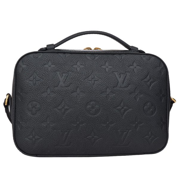 3 Louis Vuitton Saintonge Shoulder Bag Empreinte Leather Noir Black