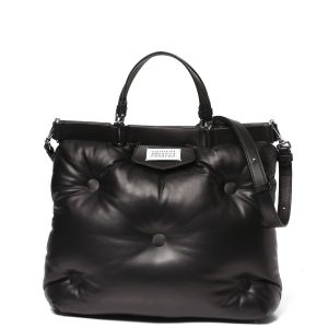 31857 0 Prada Shoulder Bag Nylon Leather Black