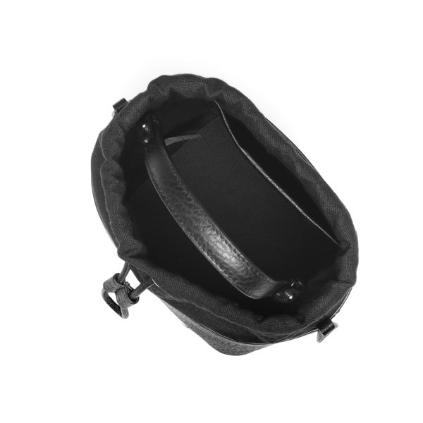 31863 5 Maison Margiela Bag for Women Line 11 Shoulder Bucket Bag Small 5AC Black