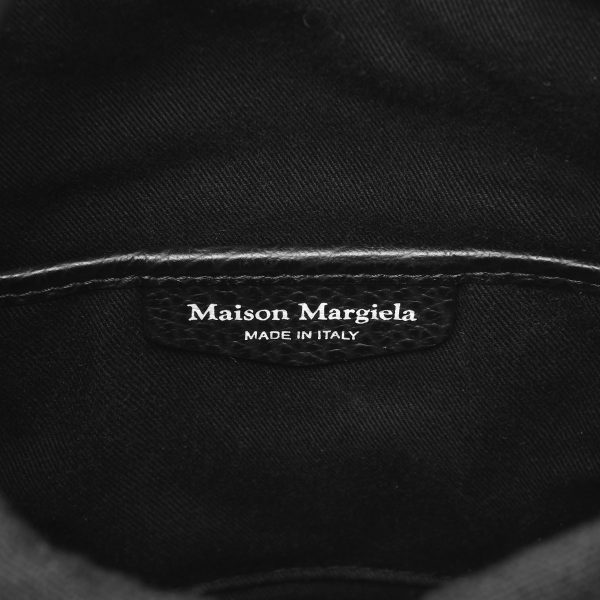 31863 6 Maison Margiela Bag for Women Line 11 Shoulder Bucket Bag Small 5AC Black