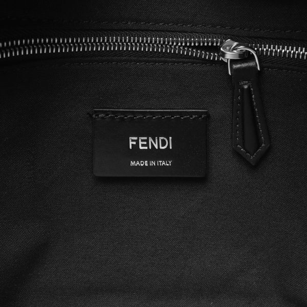 32384 5 FENDI Waist Bag ALKA F0R2A Crossbody Bag NERO+SUN Grey