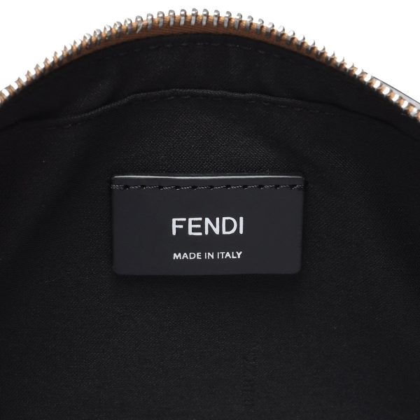 32490 5 FENDI AJF8 F1EGA Mens Medium Messenger Shoulder Bags Brown