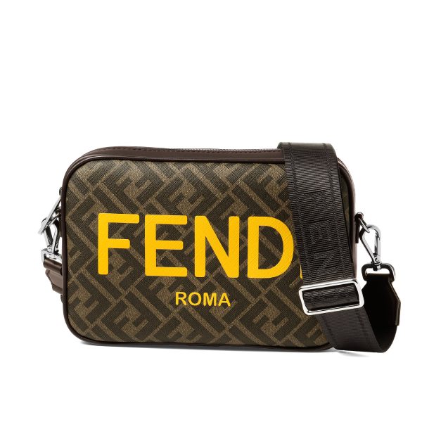 32602 0 FENDI Mens Medium AJJ4 F1HR8 Shoulder Bag Brown