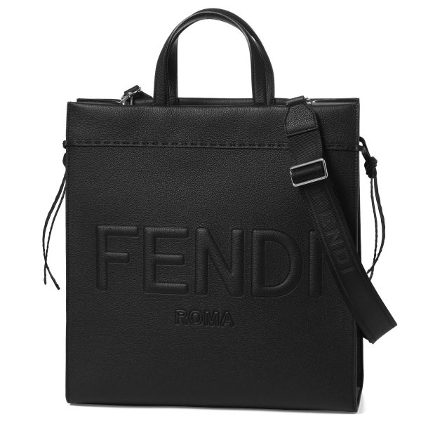 32604 0 Fendi AMAC F0GXN Go to Shopper Medium Ladies Shoulder Tote Bag Black