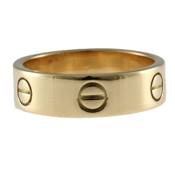 4 Cartier Love Ring Ring 16 18k Unisex Gold