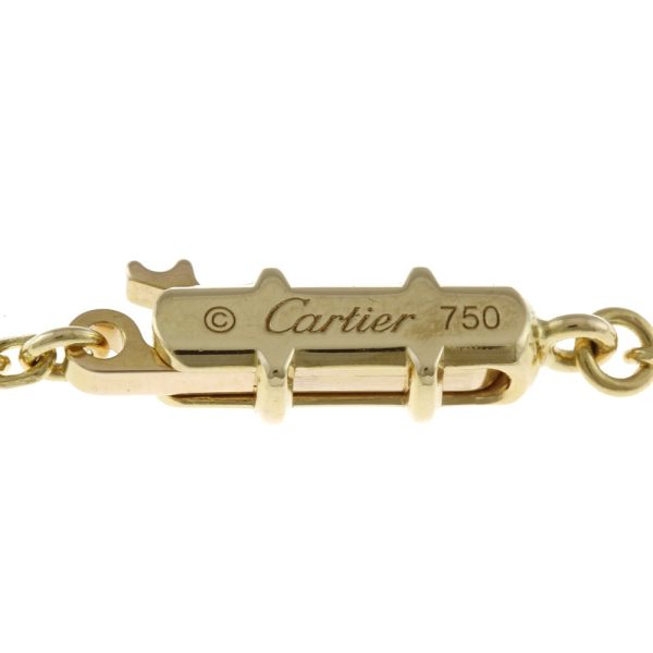 4 Cartier C Heart Necklace 18k Yellow Gold