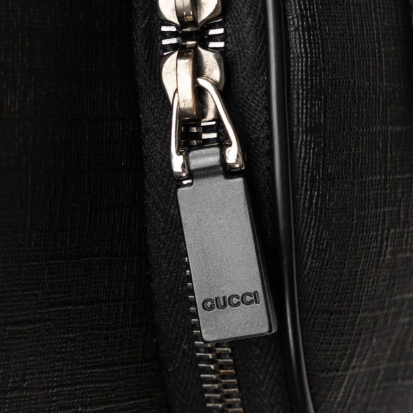 4 Gucci Interlocking G Soho Rucksack Backpack Black