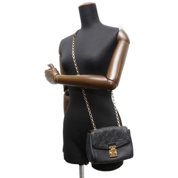 4 Louis Vuitton Chain Shoulder Bag Empreinte Saint Germain BB Black