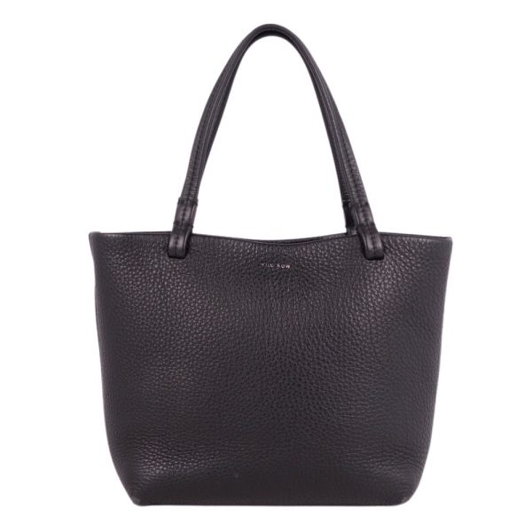 4 The Row 2way Tote Bag Small Calf Leather Black