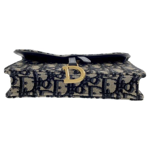 4 Christian Dior Belt Bag Oblique Trotter Body Bag Navy
