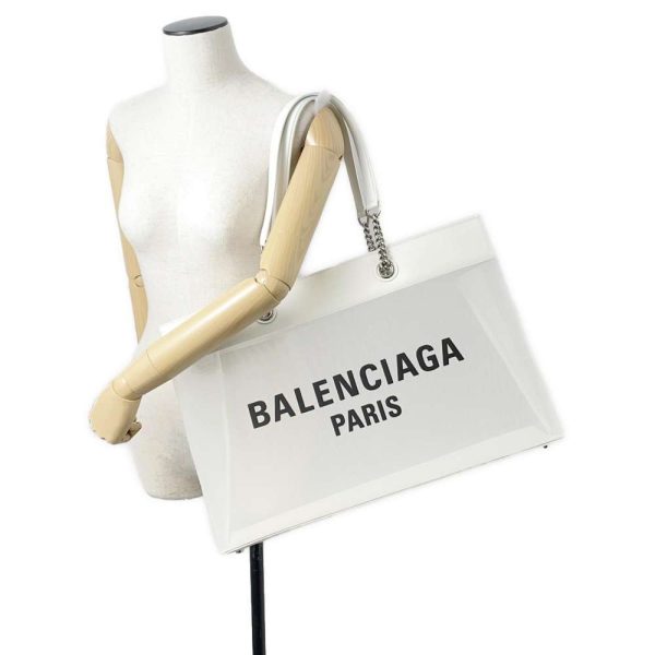 4 Balenciaga Tote Bag Duty Free Large Mesh White