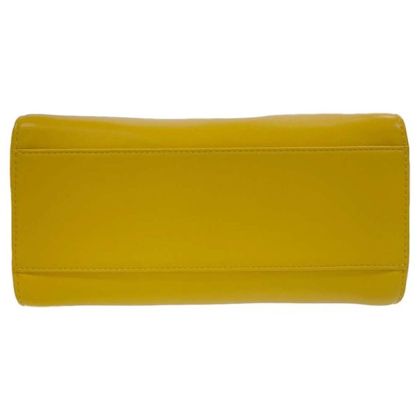 4 Fendi Handbag Mini Peekaboo Leather Yellow