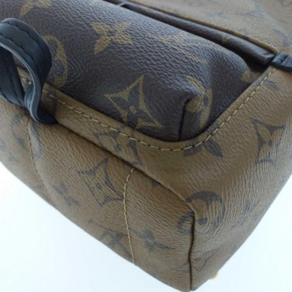 4 Louis Vuitton Reverse Palm Spruce Backpack Mini Rucksack Brown