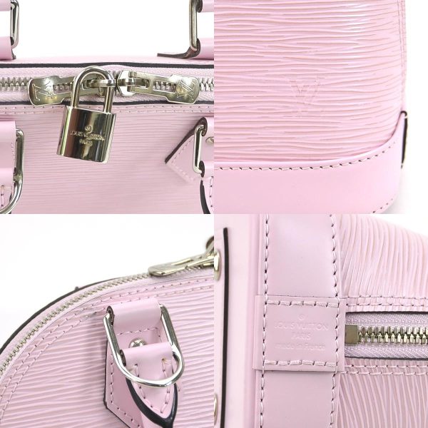 4 Louis Vuitton Handbag Shoulder Bag Epi Alma BB Epi Leather Guimauve