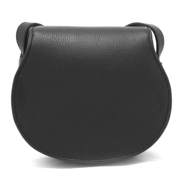 4 Chloe Crossbody Bag Marcie Small Grained Leather Black