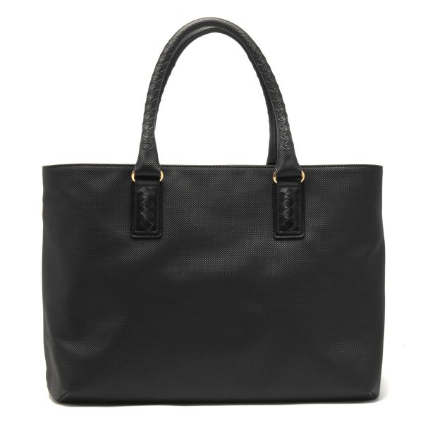 4 Bottega Veneta Tote Bag Marco Polo Calf Leather Black