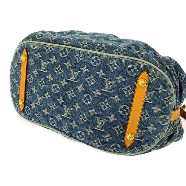 4 Louis Vuitton Monogram Denim Xl Shoulder Bag Indigo