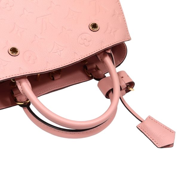 4 Louis Vuitton Montaigne Bb Handbag Monogram Empreinte Pink