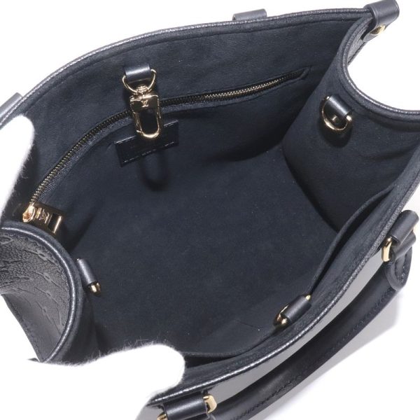 4 Louis Vuitton On the Go PM Monogram Empreinte Handbag Noir Black