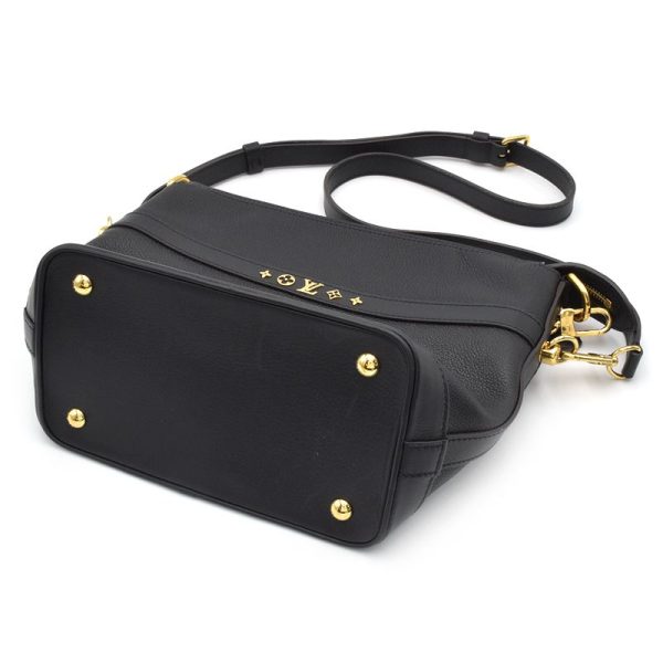 4 Louis Vuitton Cruiser PM Calf Leather Handbag Noir Black
