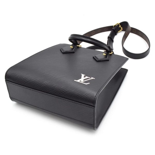 4 Louis Vuitton SacPlat BB Epi Leather Crossbody Bag Noir Black