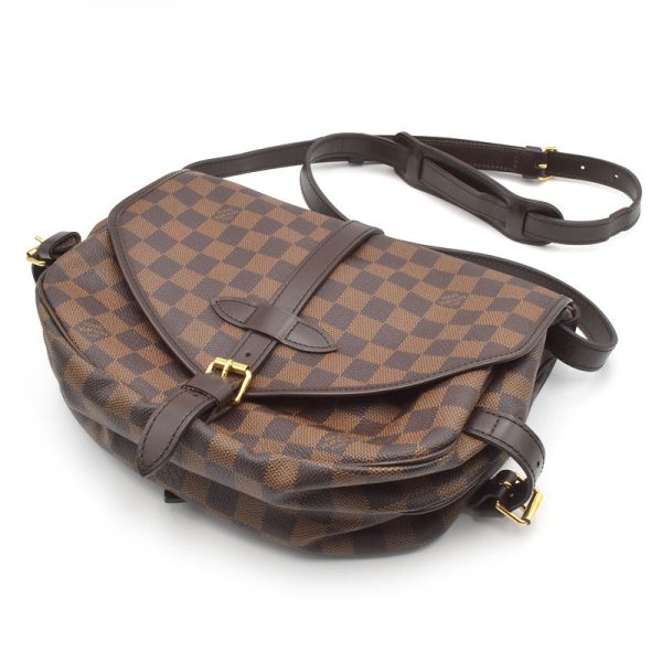 4 Louis Vuitton Saumur 30 Damier Ebene Shoulder Bag Brown