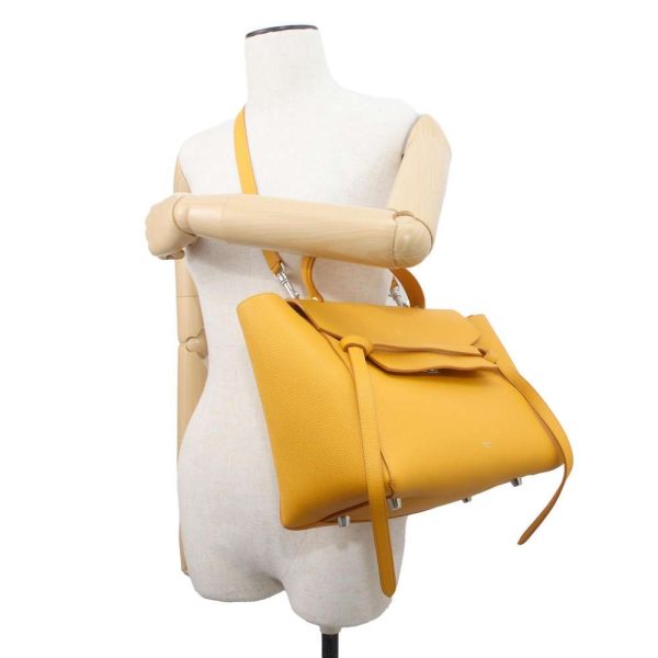 4 Celine Belt Bag Mini Calf Leather Yellow