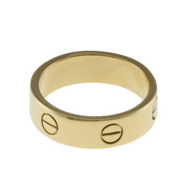 5 Cartier Love Ring Ring 16 18k Unisex Gold