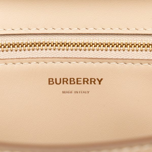 5 Burberry Nova Check TB Crossbody Shoulder Bag Beige