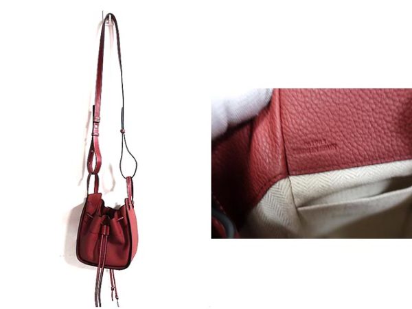 5 Loewe Mini Hammock Popular Leather Diagonal Bag Red