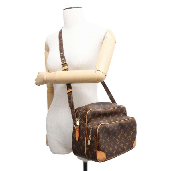 5 Louis Vuitton Shoulder Bag Monogram Nile Brown