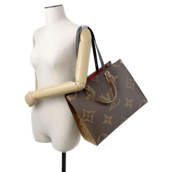 5 Louis Vuitton Monogram Onthego MM Shoulder Bag Brown