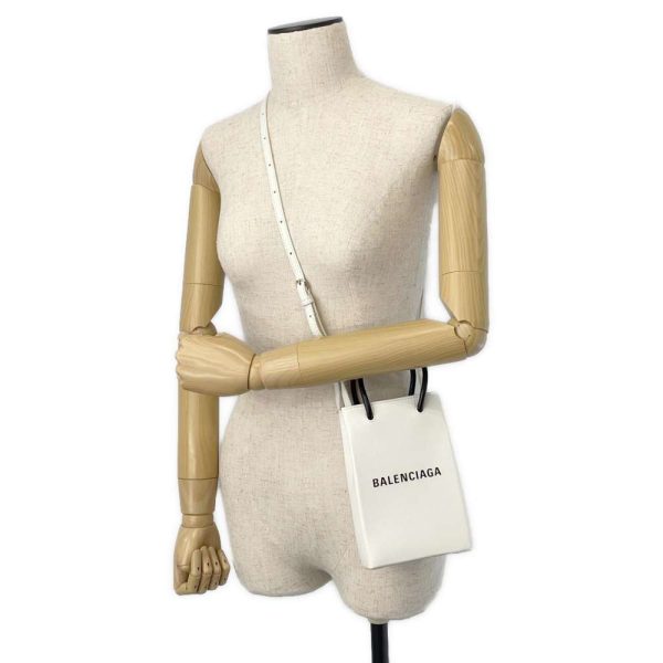 5 Balenciaga Shoulder Bag Mini Bag Crossbody White