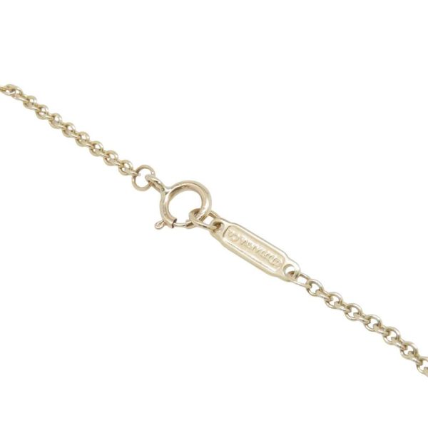 5 Tiffany Bracelet Tag Chain Diamond K18YG Yellow Gold