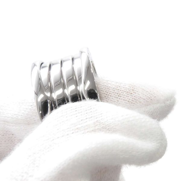 5 Bvlgari Ring B zero1 4 Band K18WG White Gold