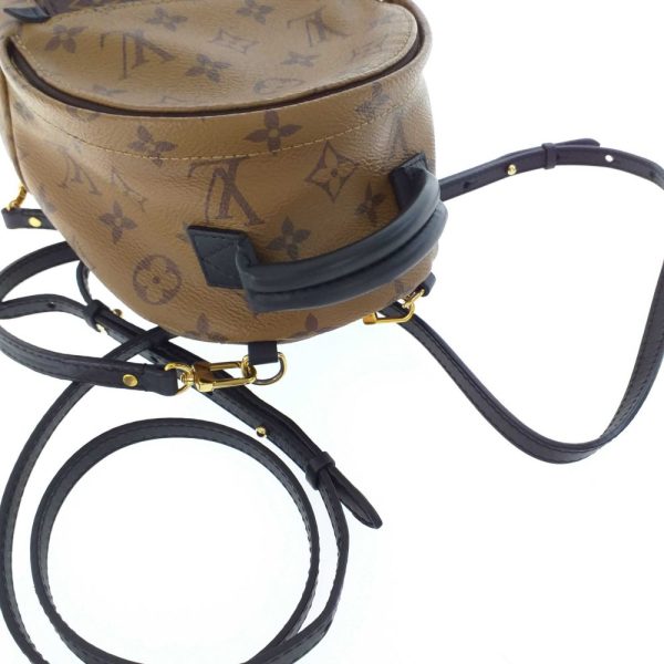 5 Louis Vuitton Reverse Palm Spruce Backpack Mini Rucksack Brown