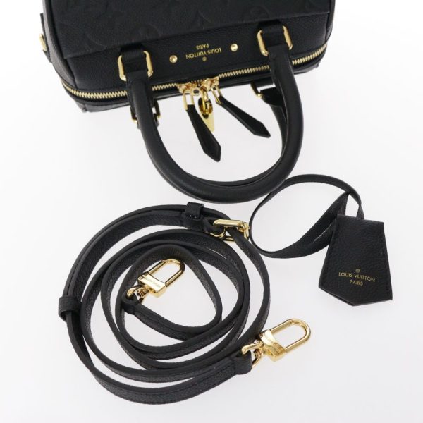 5 Louis Vuitton Empreinte Speedy Bandouliere 20 Handbag Noir Black