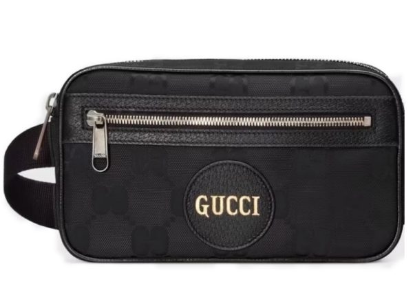 5 Gucci GG Crossbody Belt Bag Nylon Black