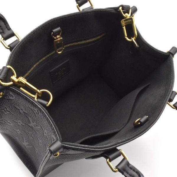 5 Louis Vuitton On the Go PM Monogram Empreinte Shoulder Bag Noir Black