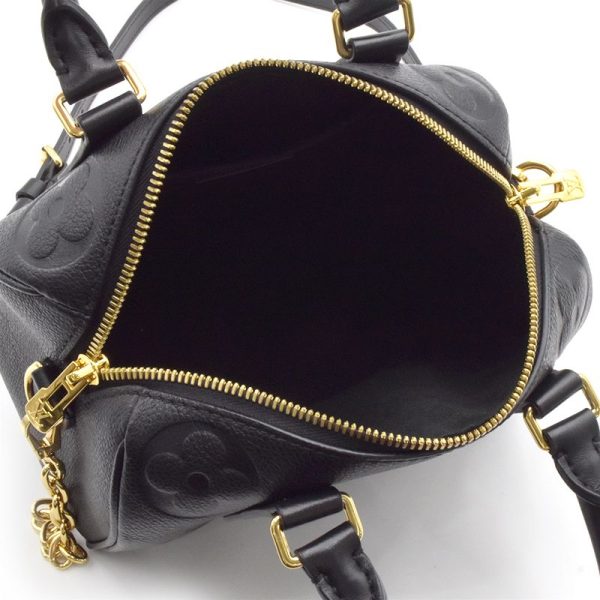 5 Louis Vuitton Speedy Bandouliere 20 Monogram Empreinte Handbag Noir Black