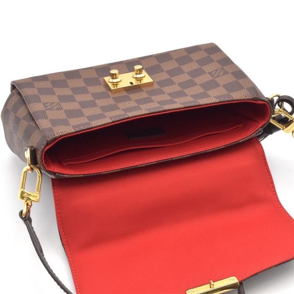5 Louis Vuitton Croisette Damier Ebene Handbag Brown