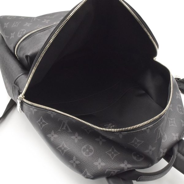 5 Louis Vuitton Discovery Backpack Taiga Leather Monogram Eclipse Noir Black