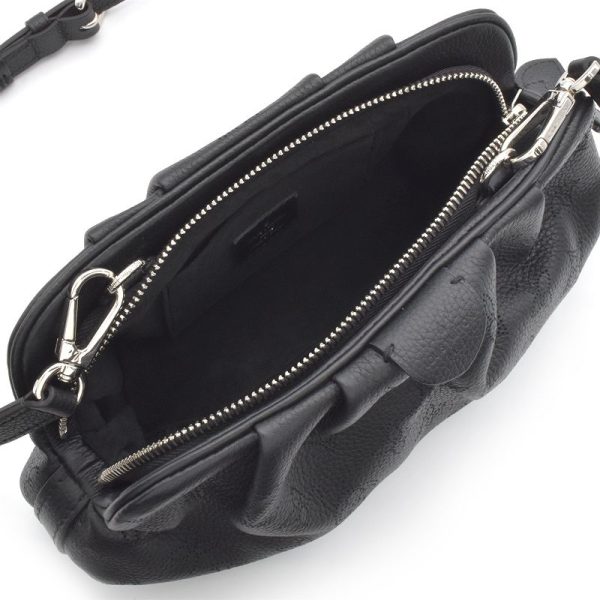 5 Louis Vuitton Scala Mini Mahina Leather Crossbody Bag Noir Black