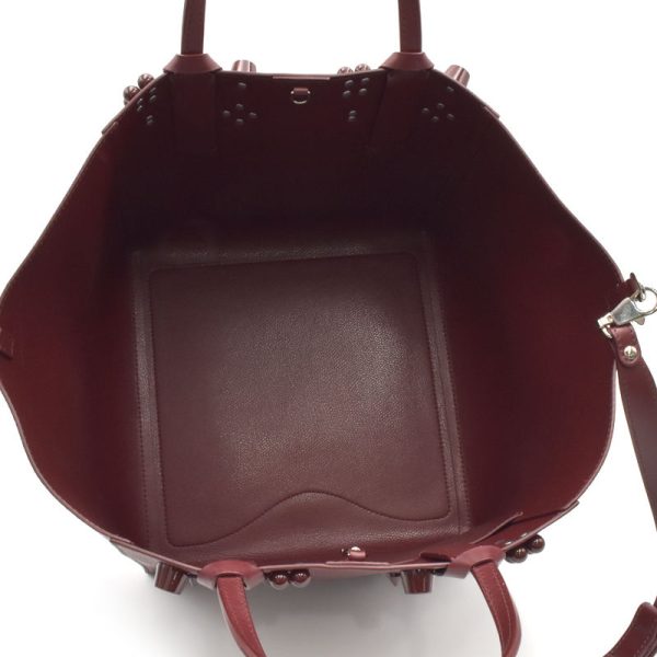 5 Christian Louboutin Cabasic Small Calfskin Tote Bag Red