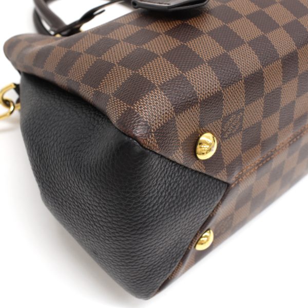 5 Louis Vuitton Brittany 2way Handbag Shoulder Damier Ebene Brown